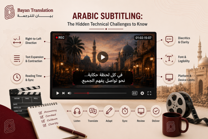 Arabic Subtitling: The Hidden Technical Challenges to Know