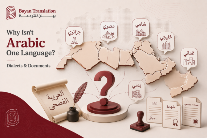 Why Isn’t Arabic One Language? Dialects and Documents