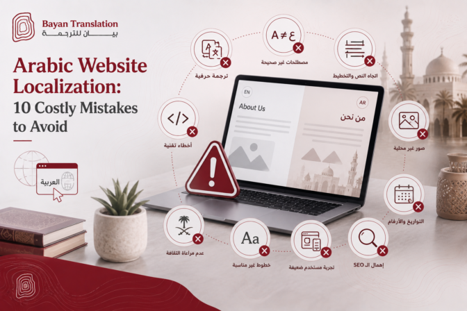 Arabic Website Localization: 10 Costly Mistakes to Avoid