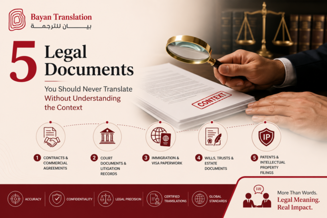 5 Legal Documents You Should Never Translate Without Understanding the Context