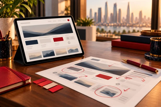 Home 36 Website content audit with marked-up page review
